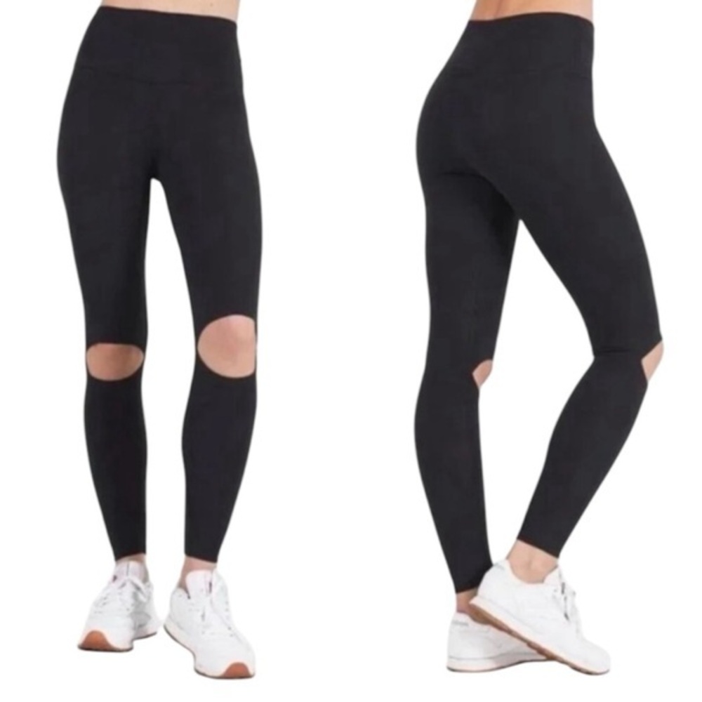 Joah Brown “Cut Loose” Cut Out Black Leggings Size M/L